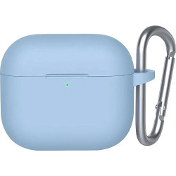 Чохол-накладка (силіконовий) Apple AirPods 4 Blueo Liquid Silicone Series Sky Blue