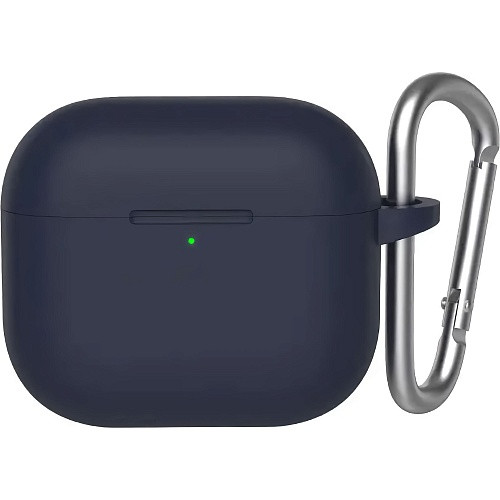 Чехол-накладка (силиконовый) Apple AirPods 4 Blueo Liquid Silicone Series Deep Blue