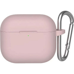 Чохол-накладка (силіконовий) Apple AirPods 4 Blueo Liquid Silicone Series Pink