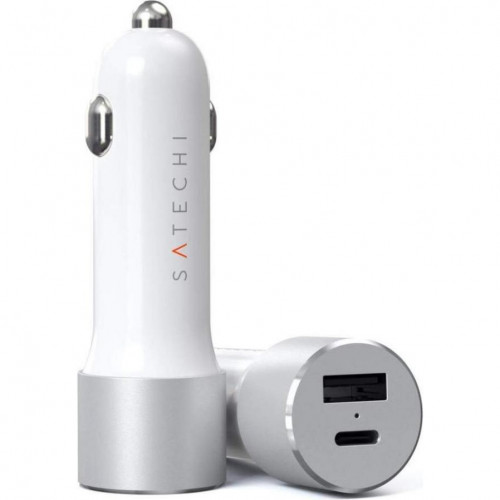 Satechi 72W Type-C PD Car Charger Adapter Silver (ST-TCPDCCS)