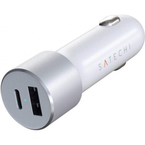 Satechi 72W Type-C PD Car Charger Adapter Silver (ST-TCPDCCS)