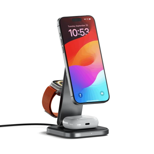 Satechi 3-in-1 Foldable Qi2 Wireless Charging Stand (ST-Q31FM-EA)