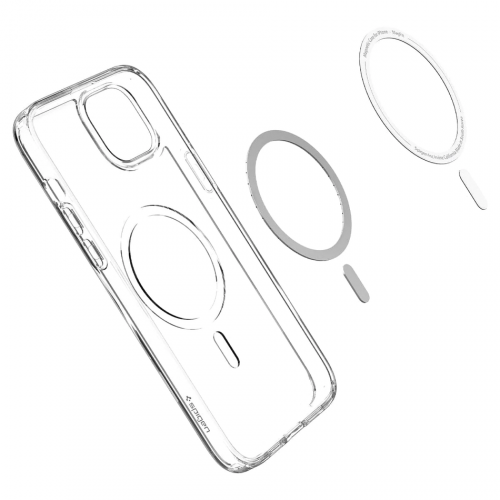 Чехол-накладка (силиконовый) Apple iPhone 14 Plus Spigen Ultra Hybrid MagFit White (ACS04902)