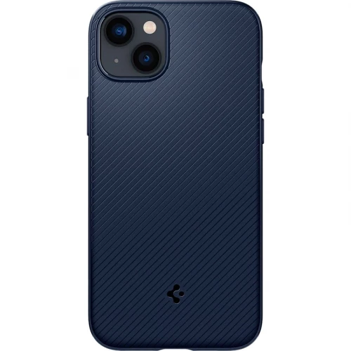 Чехол-накладка (силиконовый) Apple iPhone 14 Pro Spigen Mag Armor MagFit Navy Blue (ACS04990)