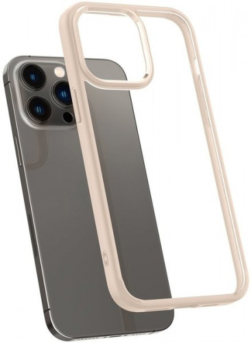 Чехол-накладка (силиконовый) Apple iPhone 14 Pro Spigen Ultra Hybrid Sand Beige (ACS04963)