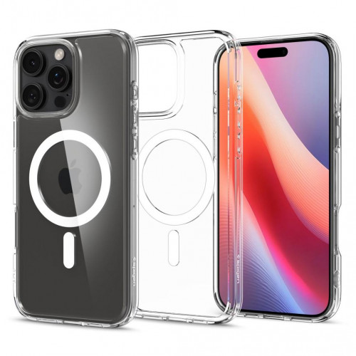 Чехол-накладка (силиконовый) Apple iPhone 16 Pro Max Spigen Ultra Hybrid MagSafe White (ACS07998)