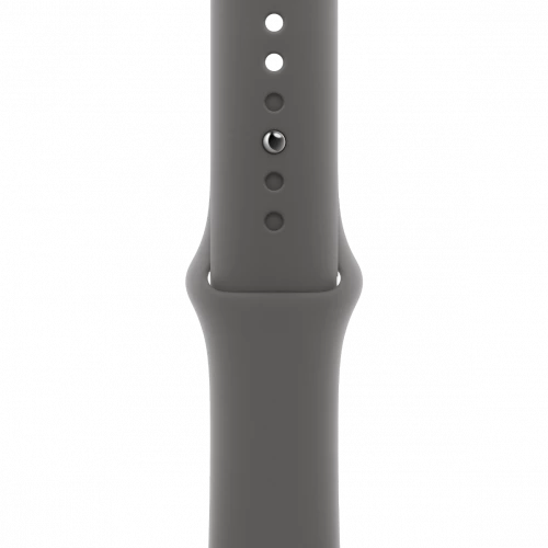 Apple Watch Series 10 GPS + Cellular 42mm Natural Titanium Case w. Stone Grey Sport Band - S/M (MWXD3)