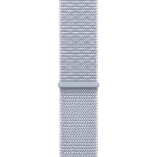 Apple Watch SE 2 GPS 44mm Silver Aluminium Case w. Blue Cloud Sport Loop (MXET3)