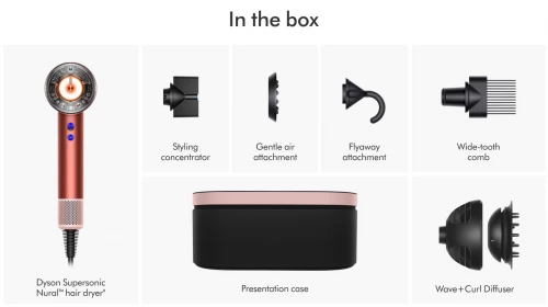 Фен Dyson Supersonic HD16 Nural Strawberry Bronze/Blush Pink + Box (561725-01)