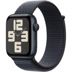 Apple Watch SE 2 GPS 44mm Midnight Aluminium Case w. Ink Sport Loop (MXEP3/MXG33/MXGN3)