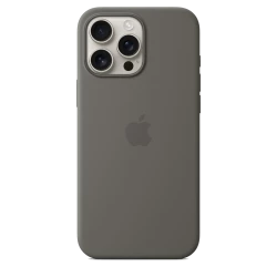 Чохол-накладка (силіконовий) для iPhone 16 Pro Max Silicone Case High Copy with MagSafe Stone Gray