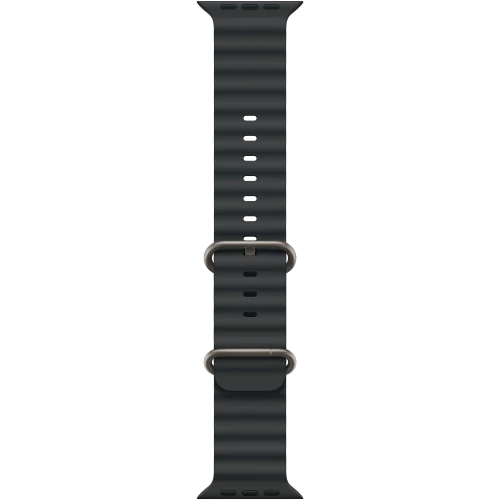 Apple Watch 49/46mm Ocean Band Black / Natural Titanium Finish (MXTL3)