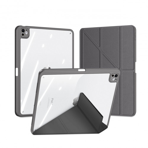 Чехол-книжка (полиуретановый) Apple iPad Air 13" 2024 / Pro 12.9" 2018-2022 Dux Ducis Magi Series Gray