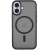 Чохол-накладка (силіконовий) Apple iPhone 16 Plus Monblan Magnetic Matte Series Black