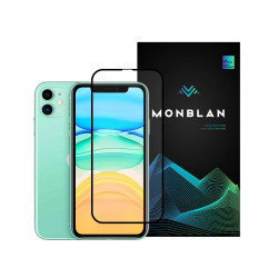 Захисне скло Apple iPhone 11/XR Monblan 2.5D Anti Static 0.26mm Black