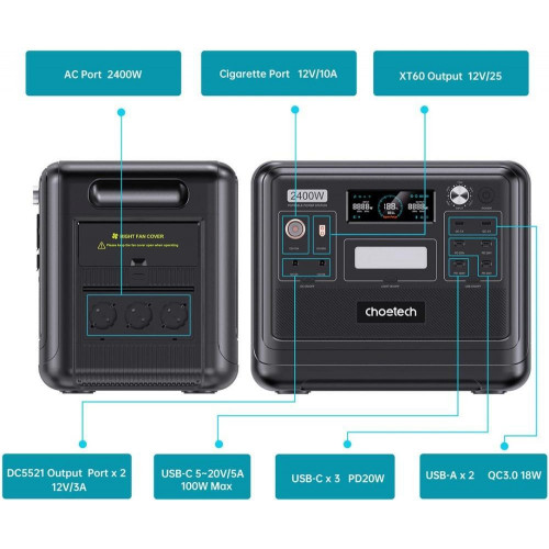 Choetech BS008 2400W (BS008-EU)