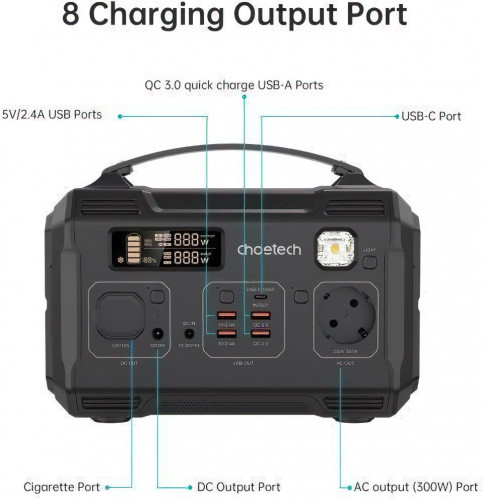Choetech BS002 300W (BS002-EU-BK)