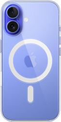 Чохол-накладка (пластиковий) для iPhone 16 Clear Case with MagSafe & Button High Copy