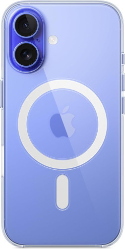 Чехол-накладка (пластиковый) для iPhone 16 Clear Case with MagSafe & Button High Copy