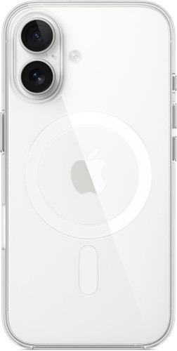 Чехол-накладка (пластиковый) для iPhone 16 Clear Case with MagSafe & Button High Copy