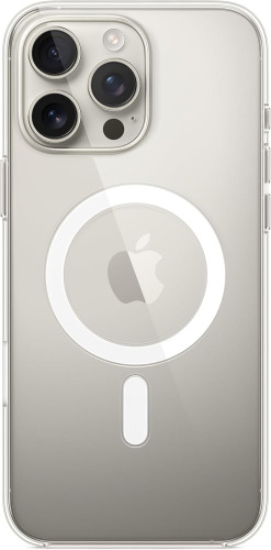 Чохол-накладка (пластиковий) для iPhone 16 Pro Max Clear Case with MagSafe & Button High Copy