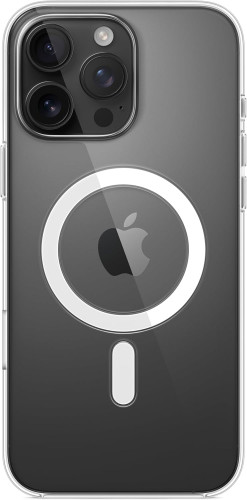 Чохол-накладка (пластиковий) для iPhone 16 Pro Max Clear Case with MagSafe & Button High Copy