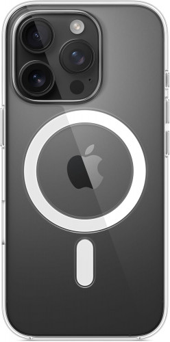 Чехол-накладка (пластиковый) для iPhone 16 Pro Clear Case with MagSafe & Button High Copy