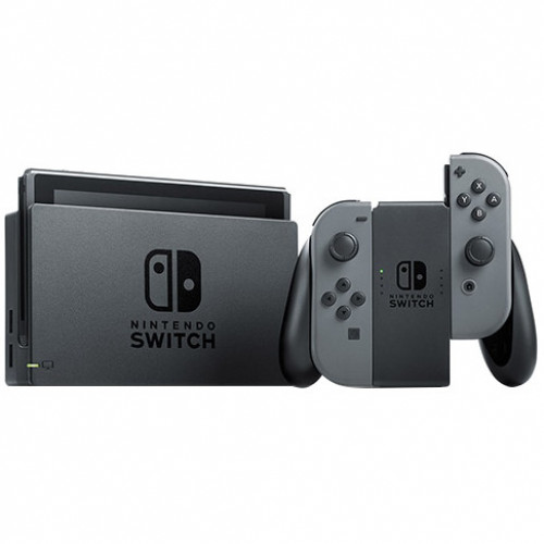 Nintendo Switch with Gray Joy Con