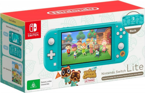 Nintendo Switch Lite Animal Crossing: New Horizons Timmy & Tommy Aloha Edition