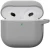 Чехол-накладка (силиконовый) Apple AirPods 4 Silicone Case with Carabine Light Gray