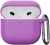 Чехол-накладка (силиконовый) Apple AirPods 4 Silicone Case with Carabine Purple