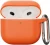 Чехол-накладка (силиконовый) Apple AirPods 4 Silicone Case with Carabine Orange