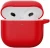 Чехол-накладка (силиконовый) Apple AirPods 4 Silicone Case with Carabine Red