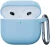 Чехол-накладка (силиконовый) Apple AirPods 4 Silicone Case with Carabine Light Blue
