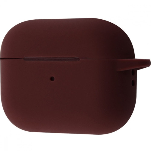 Чехол-накладка (силиконовый) Apple AirPods Pro 2 Silicone Case with Carabine Marsala