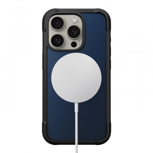 Чехол-накладка (пластиковый) Apple iPhone 15 Pro NOMAD Rugged Case with Magsafe Atlantic Blue
