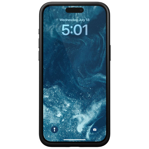 Чехол-накладка (кожаный) Apple iPhone 15 Pro Max NOMAD Horween® Modern Leather Case with Magsafe Black