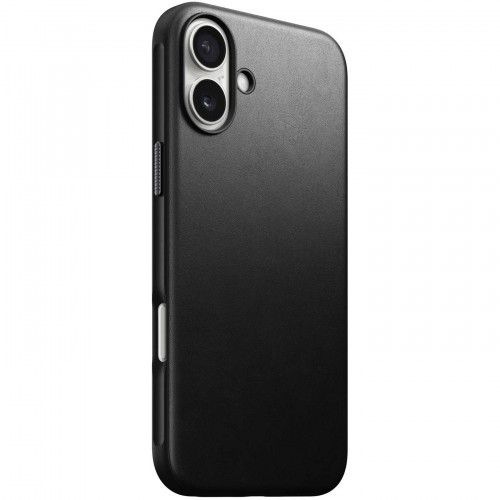 Чохол-накладка (шкіряний) Apple iPhone 16 Plus NOMAD Modern Leather Case with Magsafe Black