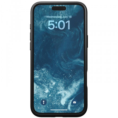 Чохол-накладка (шкіряний) Apple iPhone 16 Plus NOMAD Modern Leather Case with Magsafe Black