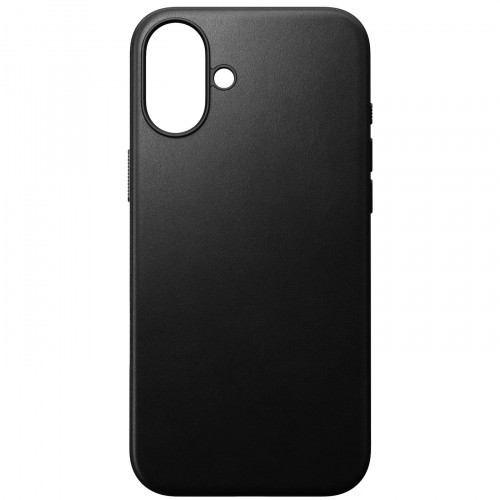 Чохол-накладка (шкіряний) Apple iPhone 16 NOMAD Modern Leather Case with Magsafe Black