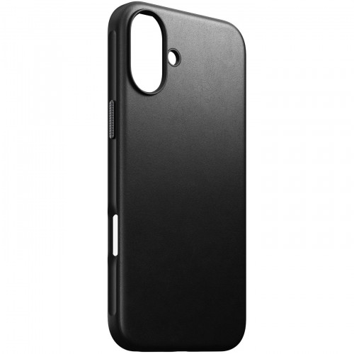 Чохол-накладка (шкіряний) Apple iPhone 16 NOMAD Modern Leather Case with Magsafe Black