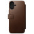 Чехол-книжка (кожаный) Apple iPhone 16 Plus NOMAD Modern Leather Folio with Magsafe Brown