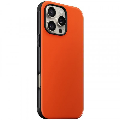 Чехол-накладка (силиконовый) Apple iPhone 16 Pro NOMAD Sport Case with Magsafe Magma