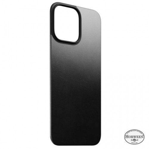 Чохол-накладка (шкіряний) Apple iPhone 16 Pro Max NOMAD Horween® Magnetic Leather Magnetic Leather Back with Magsafe Black