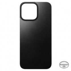 Чохол-накладка (шкіряний) Apple iPhone 16 Pro NOMAD Horween® Magnetic Leather Magnetic Leather Back with Magsafe Black