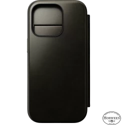 Чохол-книжка (шкіряний) Apple iPhone 16 Pro Max NOMAD Horween® Modern Leather Folio with Magsafe Green Chrome