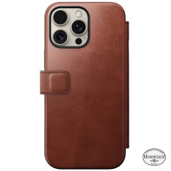 Чохол-книжка (шкіряний) Apple iPhone 16 Pro Max NOMAD Horween® Modern Leather Folio with Magsafe Olde Dublin