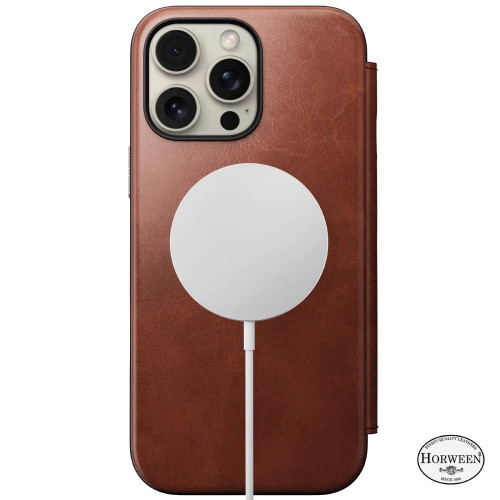 Чохол-книжка (шкіряний) Apple iPhone 16 Pro Max NOMAD Horween® Modern Leather Folio with Magsafe Olde Dublin