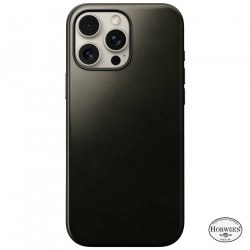 Чохол-накладка (шкіряний) Apple iPhone 16 Pro NOMAD Horween® Modern Leather Case with Magsafe Green Chrome