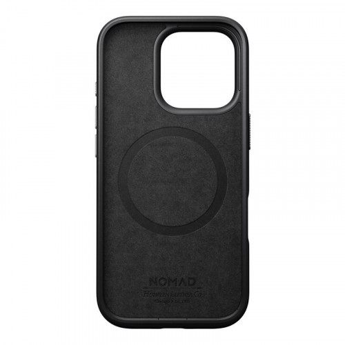 Чохол-накладка (шкіряний) Apple iPhone 16 Pro Max NOMAD Horween® Modern Leather Case with Magsafe Green Chrome